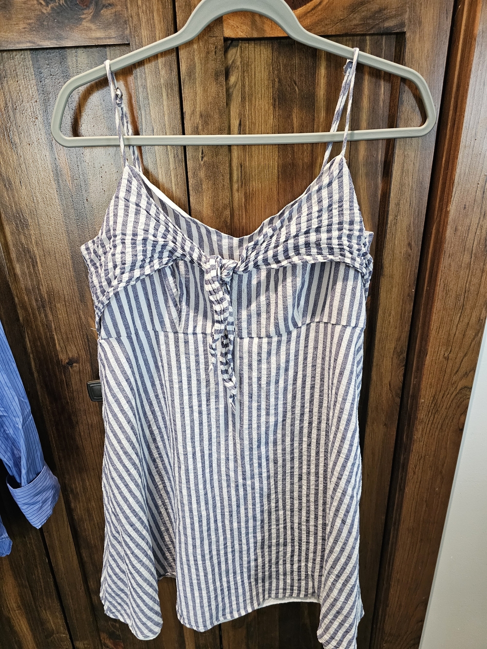 Arizona Striped Blue and White Sundress - Women
